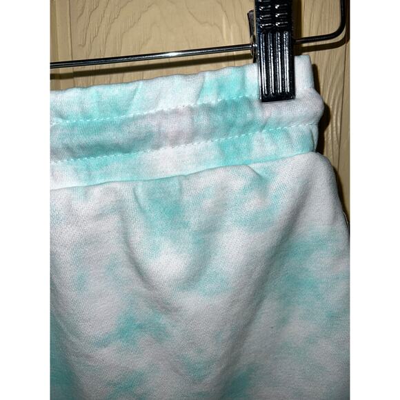 CareBears Shorts Womens Small Relaxed Mint Green Tie Dye Throwback Retro Fan - Picture 10 of 13
